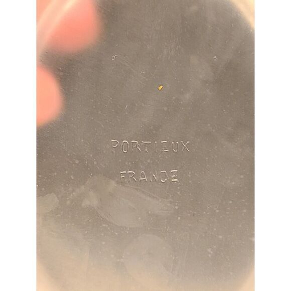 French Portieux Vallerysthal Frosted Glass Swan Trinket/Candy Dish 4¾"x 6" x 4" - Picture 10 of 16